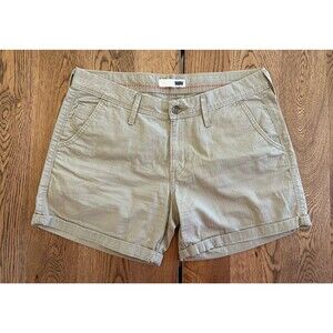 Levi’s Women’s Taupe Cuffed Shorts, Size 32